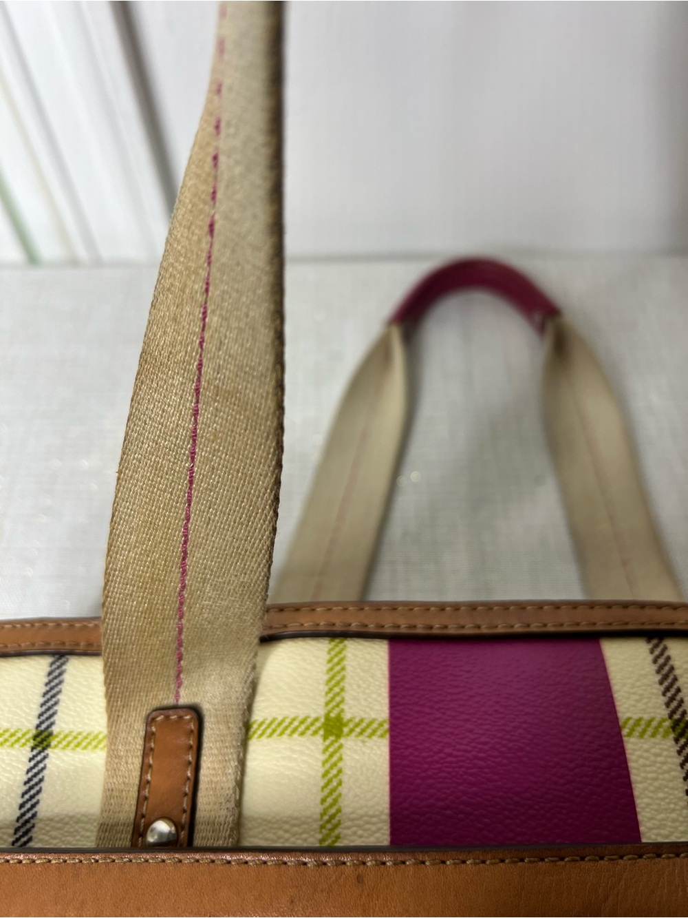 Coach Heritage Tattersall Tote Bag Plaid Pink Project Bag
F14790. - Picture 14 of 16
